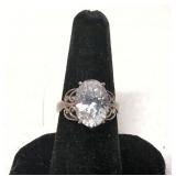 .925 Cubix Zirconia ring