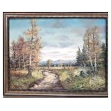 J. Fruhmesser painting on canvas