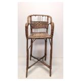 Bamboo and Rattan highchair