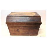 Vintage Wood Trunk w/wood handles