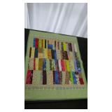 23'x29' Green Quilted Wall Hanging