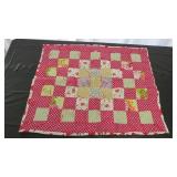 26'x32' Red Hearts Wall Hanging/Quilt