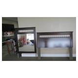 Mirror & headboard