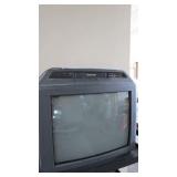 television with buit in VHS player