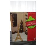 Gold Glittering Eiffel Tower
