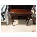 Small wood side table