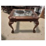 Side Table with glass top