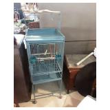 Large bird cage on wheels