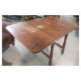 Maple Table w/Pop-Leafs