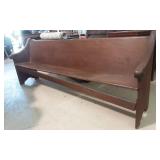 Wooden Church Pew