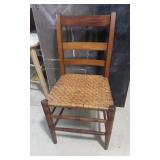 Maple chair w/Rattan Seat