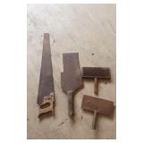 Vintage Wood Handled Tools