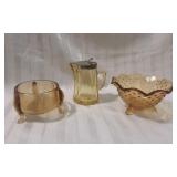 Amber Depression Glass
