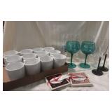 Assorted Glassware & Crystal