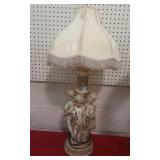 Sculptural Lamp with Shade
