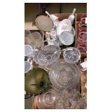 Compotes, trinkets dishes, bells, mirrors