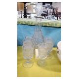 Decanter and glasses