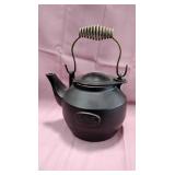 John Wright cast iron tea kettle