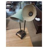 Vintage dual adjustable desk lamp