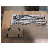 One foot magnifying ruler and more