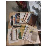 Large lot of old cookbooks