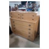 Mid-century Modern Blonde Dresser Mid-century Modern Blonde Dresser