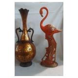 Gold Vase & Flamingo Gold Vase & Flamingo