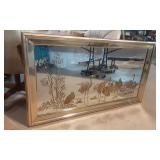 Brass Framed Mirror Brass Framed Mirror