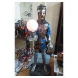 Medieval knight lamp Medieval knight lamp