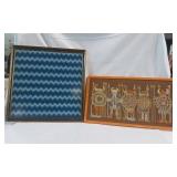 Retro Hand Stitched Wall Hangings Retro Hand Stitched Wall Hangings