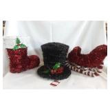 New 3D Tinsel Christmas