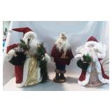 Santa Tree Toppers & Wooden Santa
