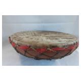 Vintage Drum with Clay Base