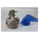 Unicorn Lighter & Glass Horse