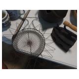 Cast Iron Iron and strainer