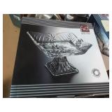 F & D Crystal Glass Footed Bowl