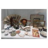 Asian Trinkets & Framed Pictures