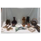 Copper, 24kt Plated, & Brass Items