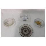 Vintage Glass Ashtrays