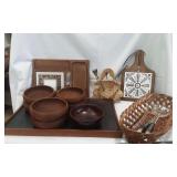 Retro Wooden Kitchen Items