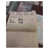 Vintage Batavia newspapers