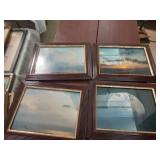 Framed photo lot
