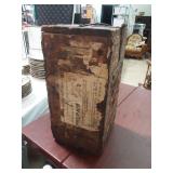 Vintage whisky bottle box