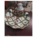 Fitz and Floyd Christmas platter