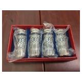 Leanard silver plated salt & pepper shakers