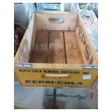 Pepsi cola soda crate