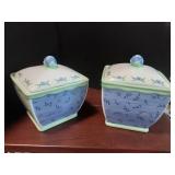 Pair of Pfaltzgraff containers