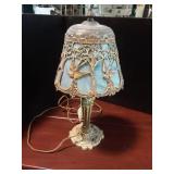 Antique stained glass tablelamp