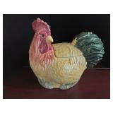 Rooster cookie jar and mkre