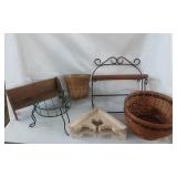 Shelf, Basket, plant stand